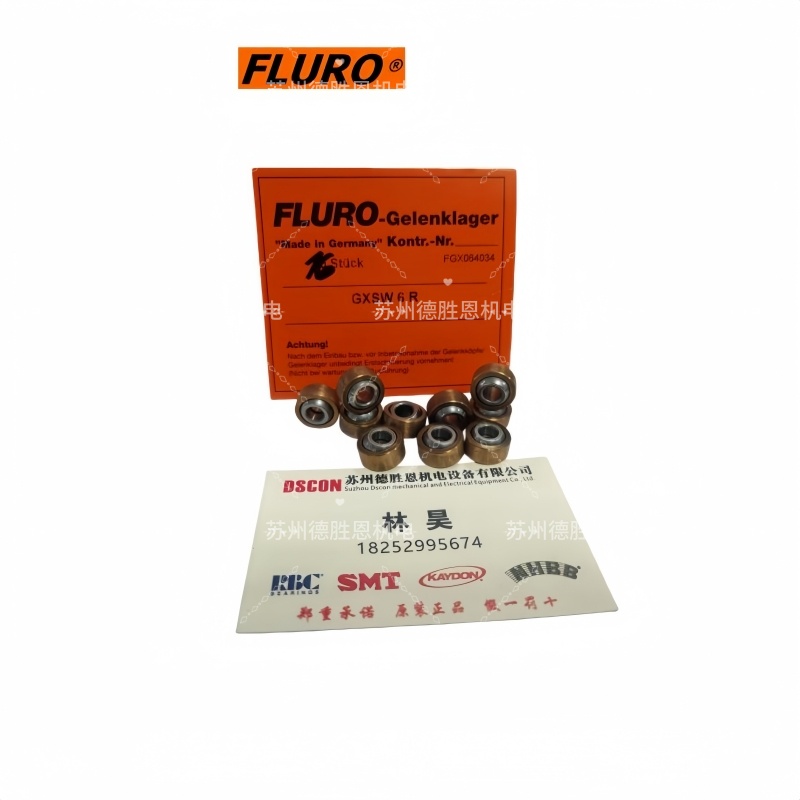 FLURO轴承GLXS3， GLXS4， GLXS5， GLXS6， GLXS8杆端关节轴承，汽车液压设备轴承